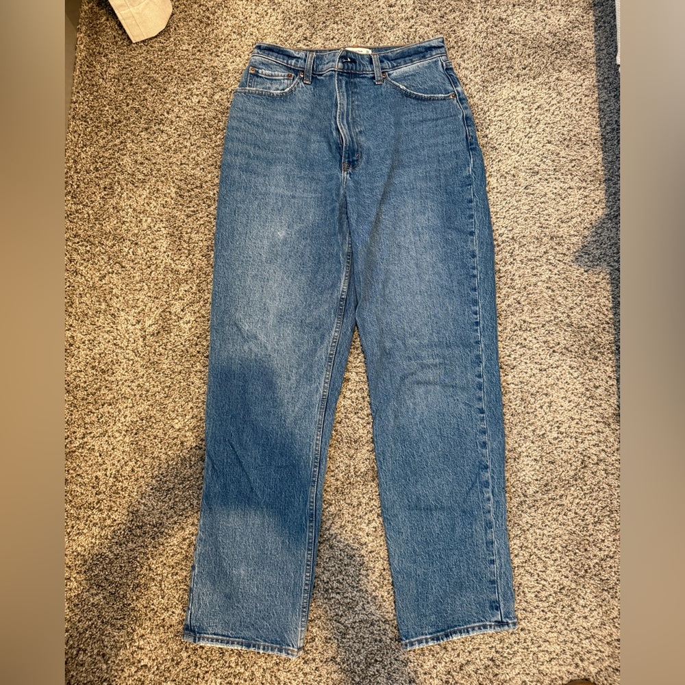 Abercrombie & Fitch 90s Ultra High Rise Jeans (Curve Love)